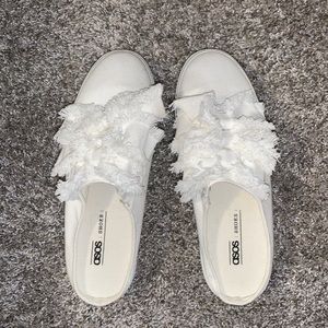 Asos white platform shoes